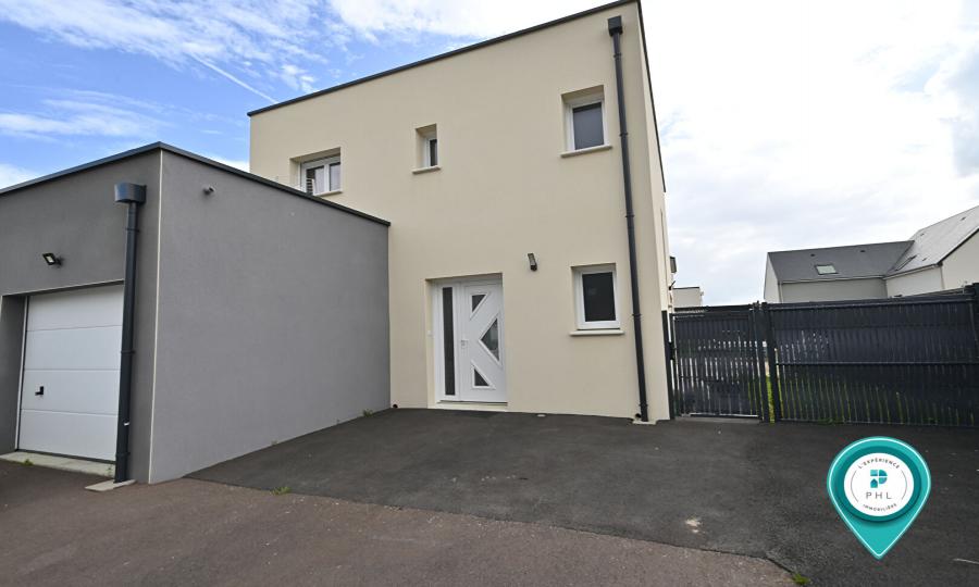 MAISON RÉCENTE 4 PIECES DE 107 M² AVEC GARAGE ET JARDIN CLOS DE 265 M²