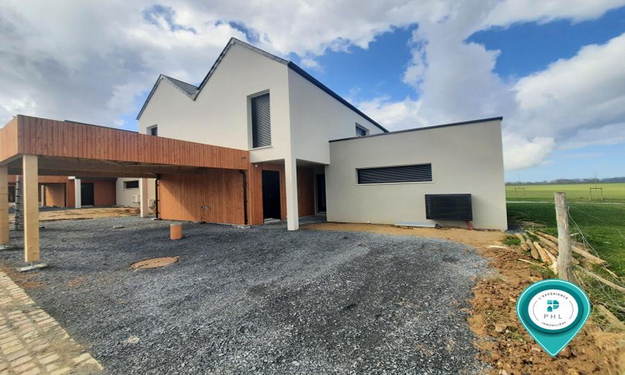 A DOUVRES-LA-DELIVRANDE, MAISON 4 PIECES DE 103 M² HABITABLE AVEC CELLIER SUR TERRAIN DE 222 M²