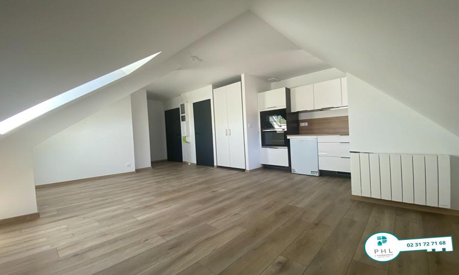 CAEN RIVE DROITE APPARTEMENT 2 PIECES AVEC PLACE DE PARKING PRIVATIVE