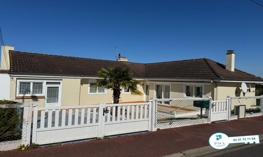 MAISON PLAIN-PIED A MONDEVILLE 4 PIECES 95 m2 avec 2 GARAGES