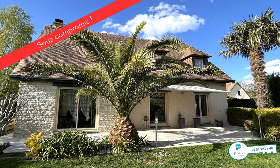 A THAON MAISON 6 PIECES 137 M², SOUS-SOL COMPLET, DOUBLE GARAGE, ET UN PETIT GARAGE