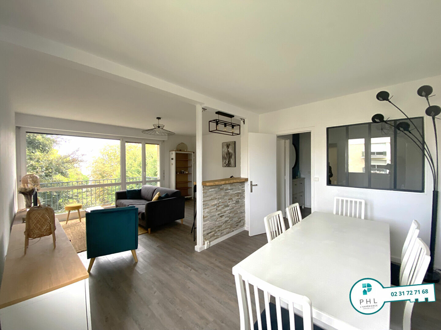 Caen, Quartier Saint-Gabriel | Appartement meublé 4 pièces de 90 m² avec balcon - PHL Immobilier