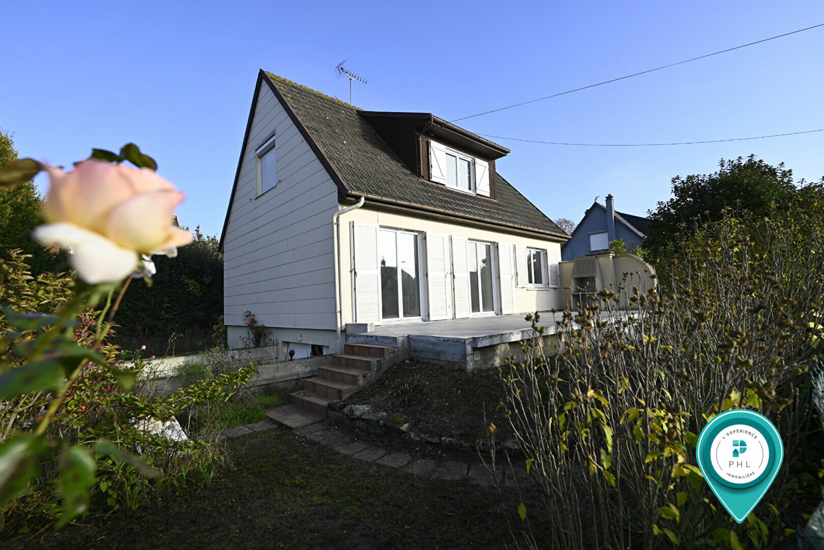Caen, Chemin Vert | Maison 5 pièces de 91 m²  avec terrain de 443 m² et terrasse - PHL Immobilier